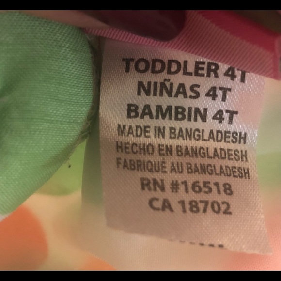 4T polka dots ribbon flower satin dress party Easter Spring Summer Church - Picture 5 of 5